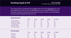 Desktop Screenshot of ducktrapkayak.com